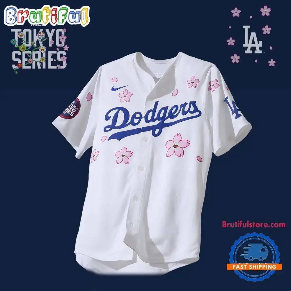 Los Angeles Dodgers 2025 MLB World Tour Tokyo Series Baseball Jersey Image