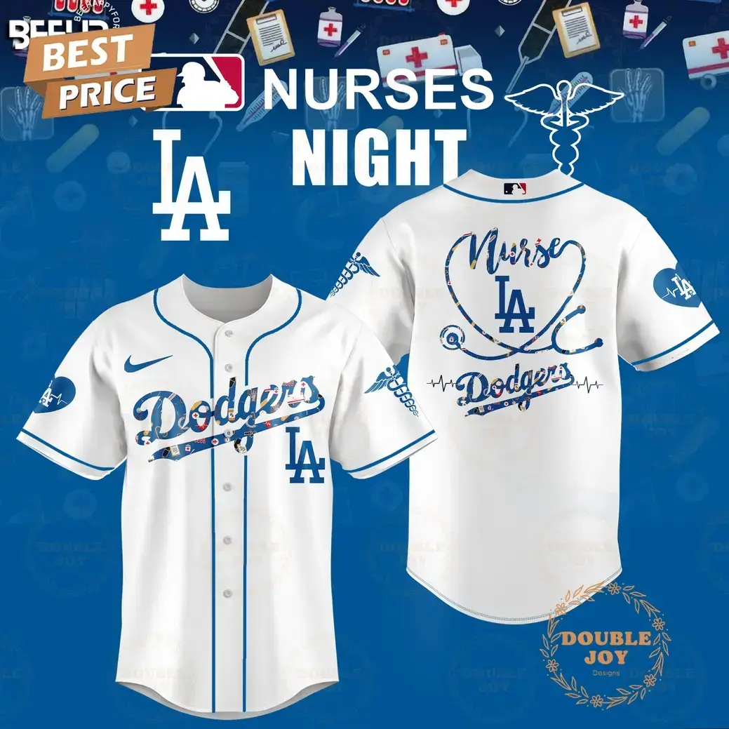 Los Angeles Dodgers 2025 Nurses Night Special Edition Baseball Jersey Image
