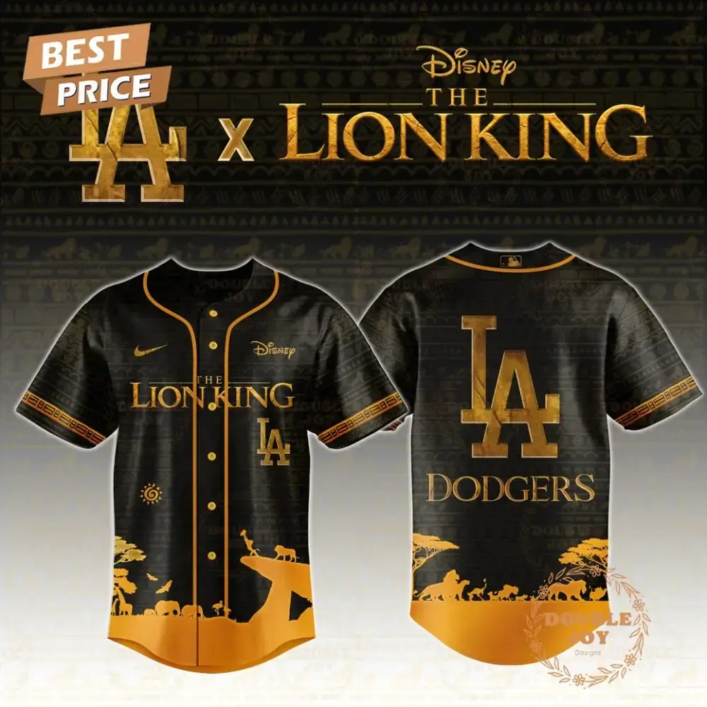 Los Angeles Dodgers 2025 The Lion King Limited Edition Baseball Jersey Image