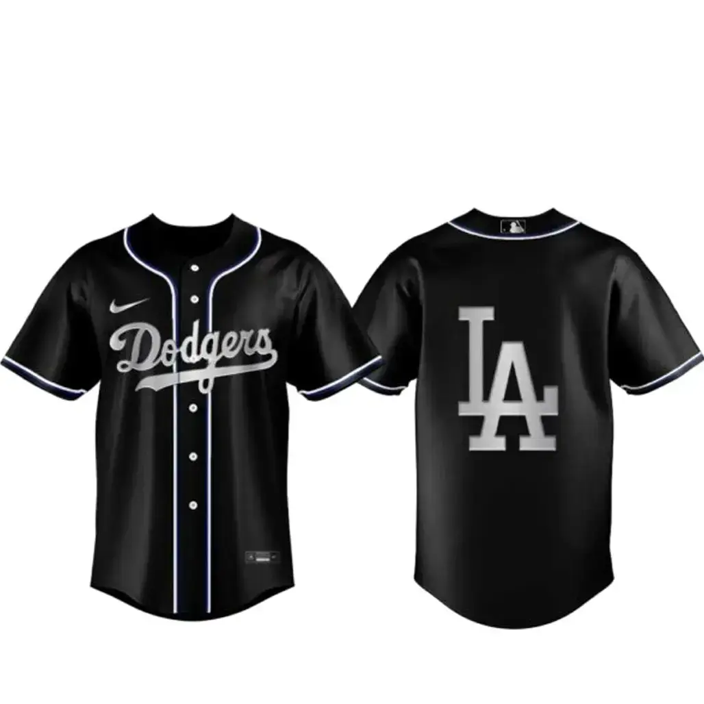 Los Angeles Dodgers 2026 Back in Black Baseball Jersey Image