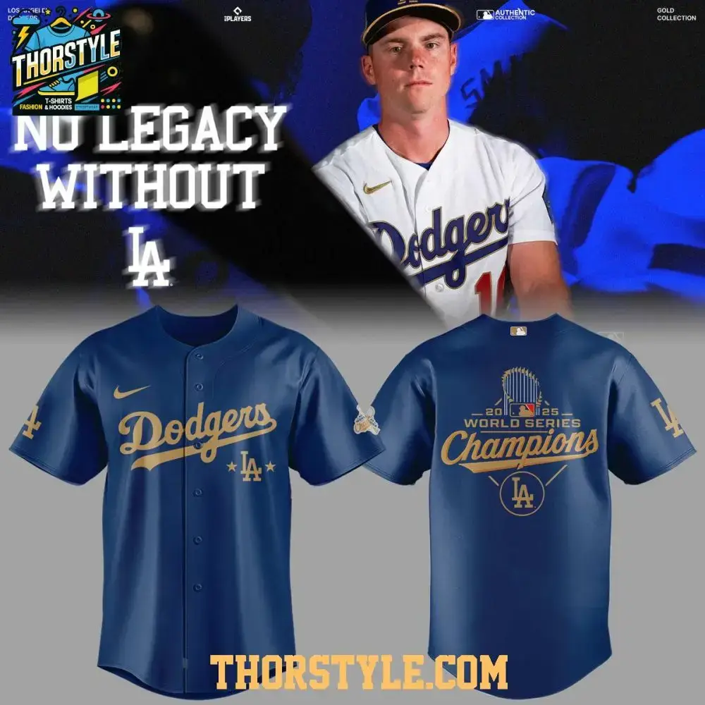 Los Angeles Dodgers 2026 Gold Collection World Series Champs Jersey Image