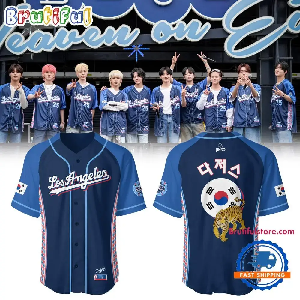 Los Angeles Dodgers Baseball Limited Korean Heritage Night Jersey Image