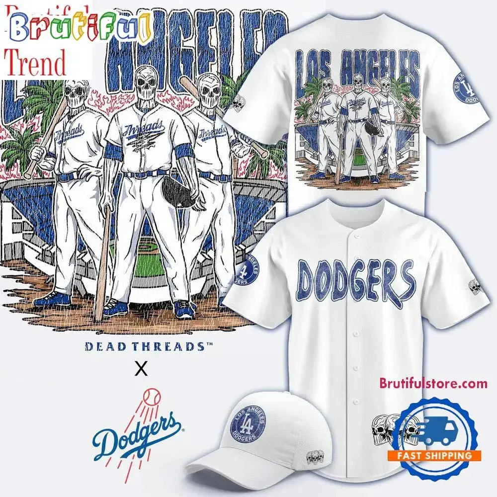 Los Angeles Dodgers Dead Threads 2025 Baseball Jersey Image