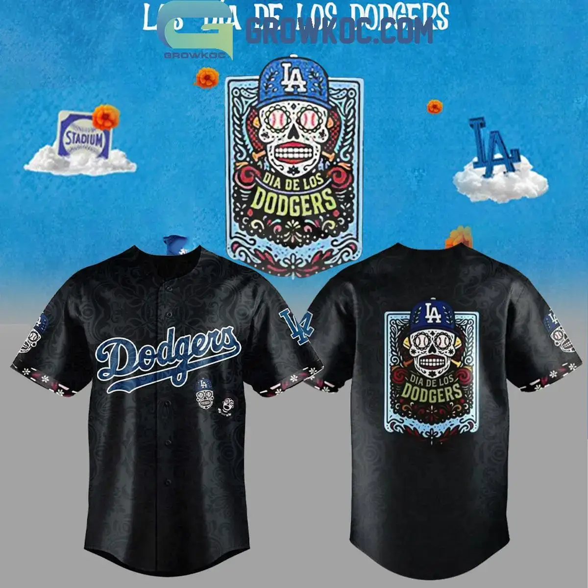 Los Angeles Dodgers Dia de Los Dodgers Night 2025 Jersey Image