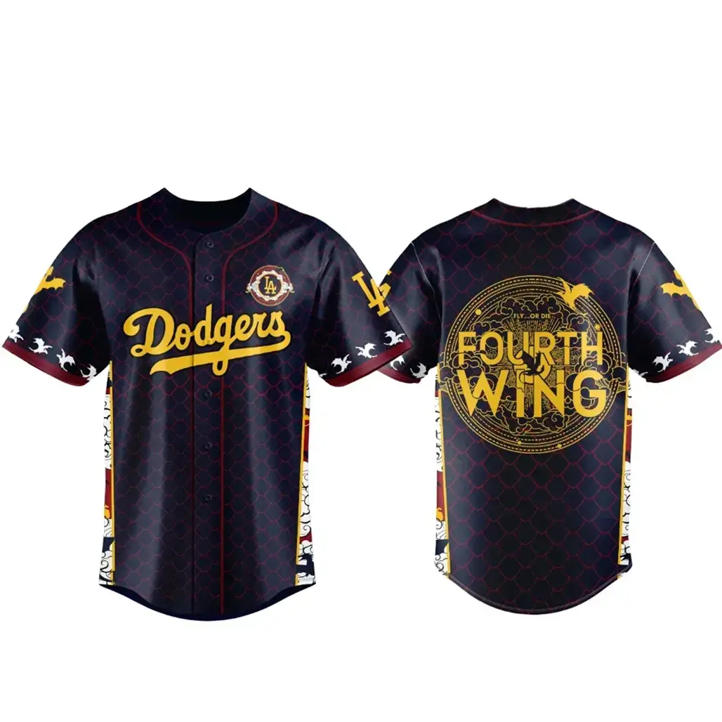 Los Angeles Dodgers Fly Or Die Fourth Wing 2026 Baseball Jersey Image