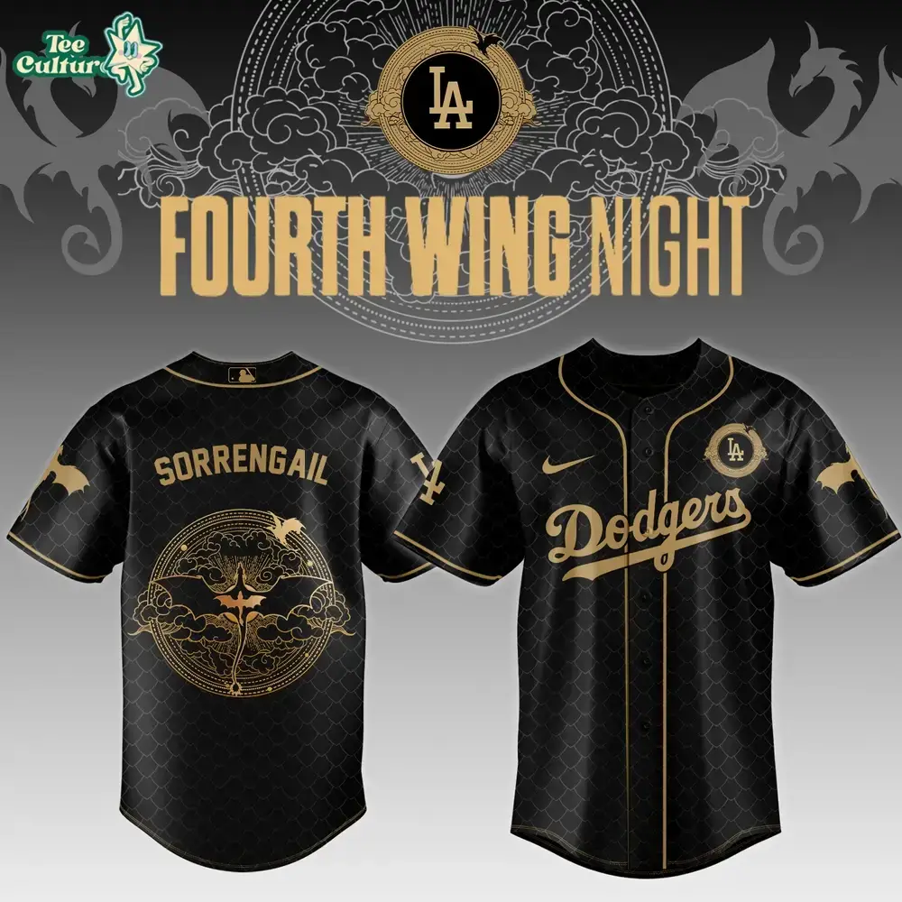 Los Angeles Dodgers Fourth Wing Fantasy Theme 2026 Limited Baseball Jersey Image