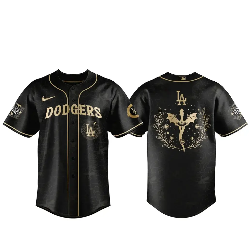 Los Angeles Dodgers Fourth Wing Night 2026 Baseball Jersey Image