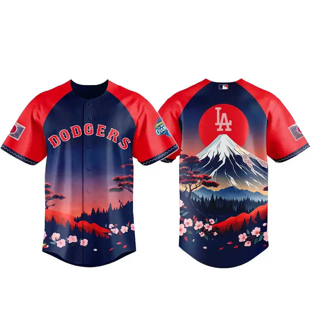 Los Angeles Dodgers Japanese Heritage Night 2026 Baseball Jersey Image
