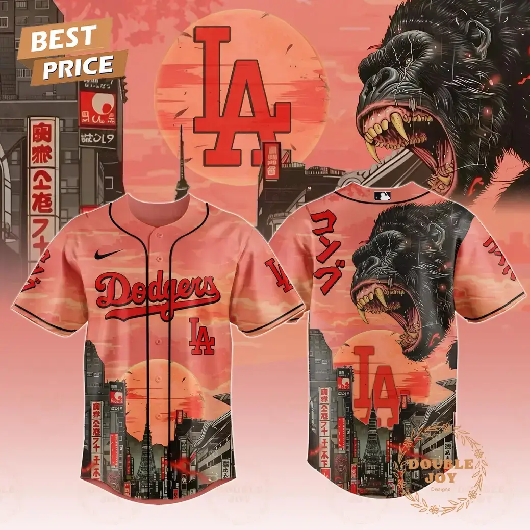 Los Angeles Dodgers King Kong Japanese Heritage 2025 Limited Edition Baseball Jersey Image