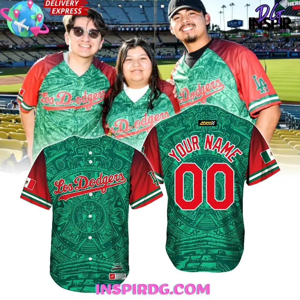 Los Angeles Dodgers Mexican Heritage 2025 Jersey Image
