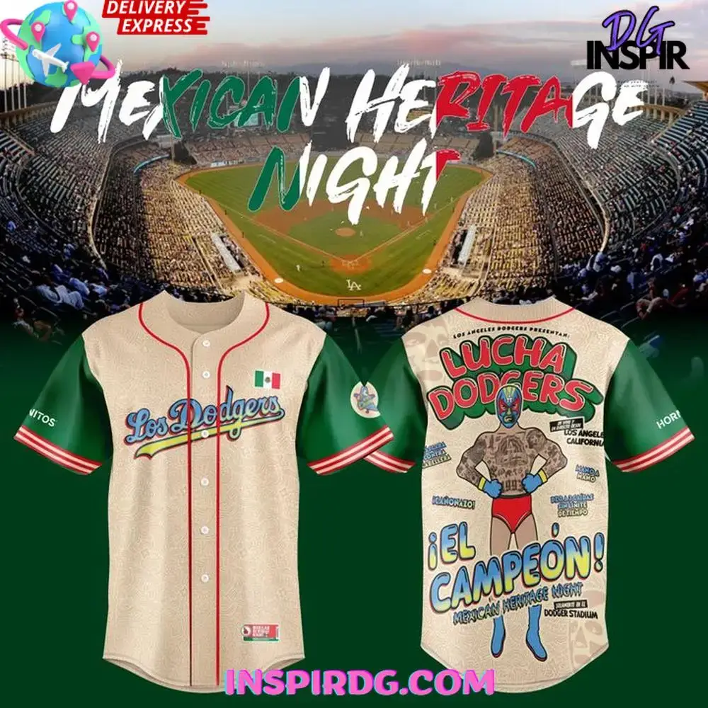 Los Angeles Dodgers Mexican Heritage Night 2025 Baseball Jersey Image