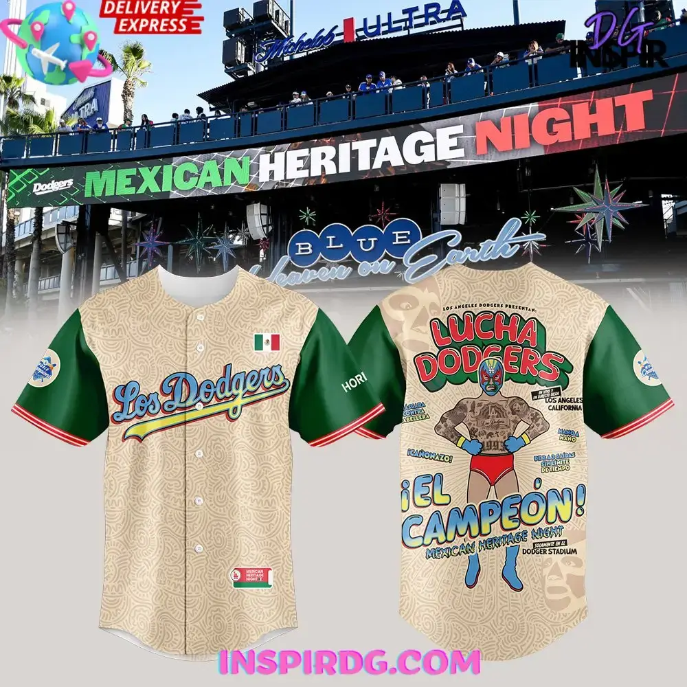 Los Angeles Dodgers Mexican Heritage Night 2025 Baseball Jersey Image