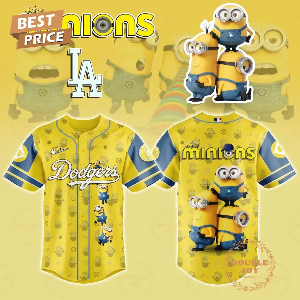 Los Angeles Dodgers Minions 2025 Limited Edition Baseball Jersey Image