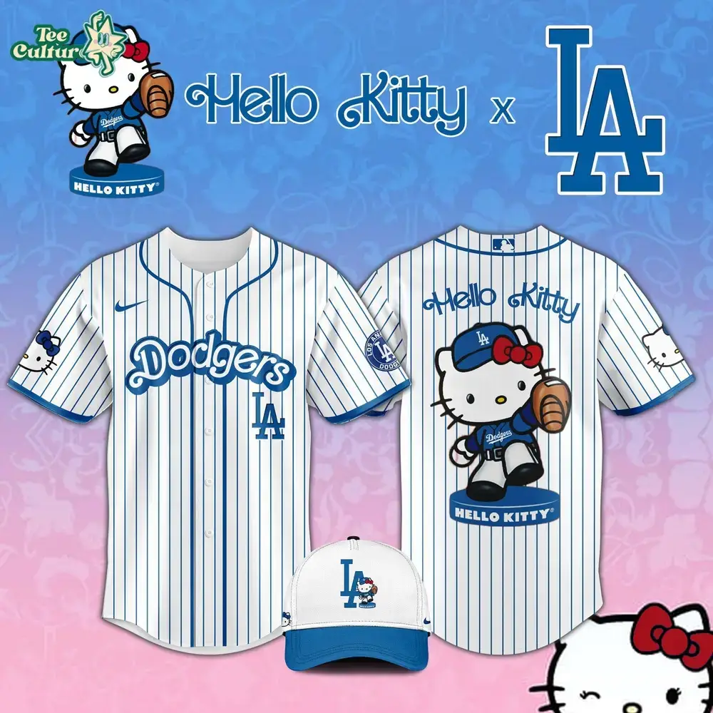 Los Angeles Dodgers MLB 2026 Hello Kitty Limited Jersey Image