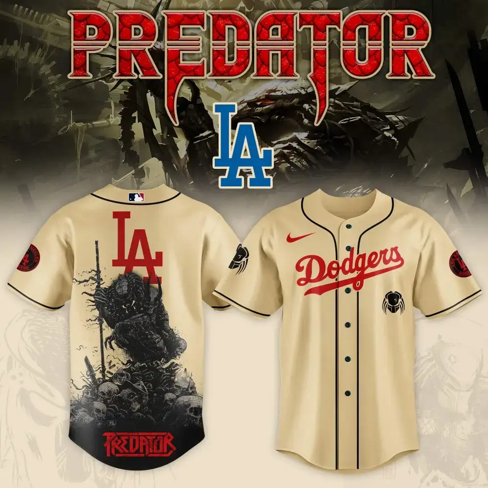 Los Angeles Dodgers Mlb X Predator Custom Baseball Jersey Image