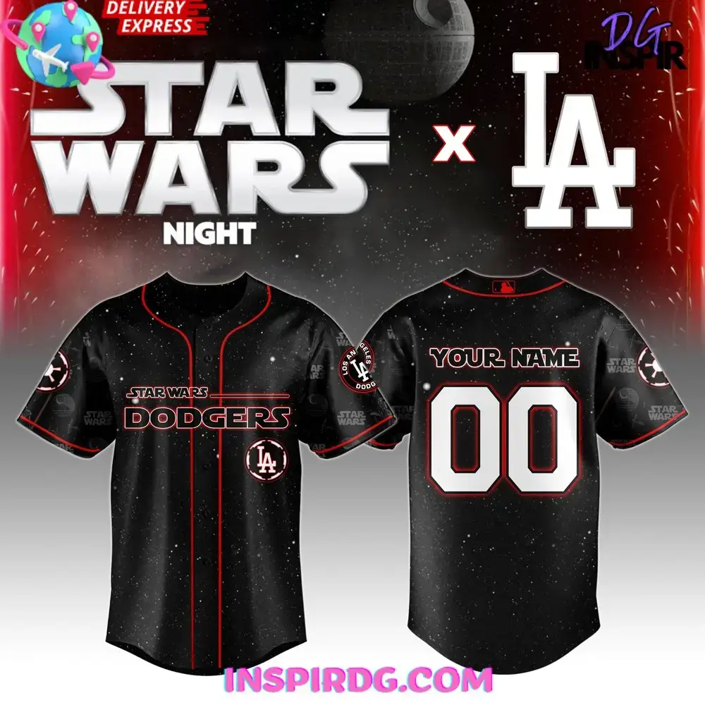 Los Angeles Dodgers Mlb X Star Wars Night 2025 Baseball Jersey Image