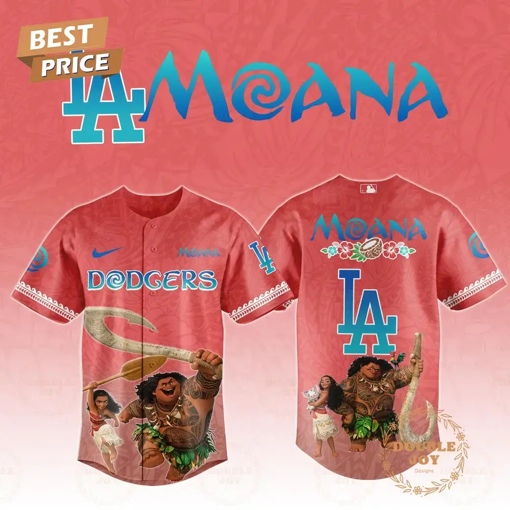 Los Angeles Dodgers Moana 2025 Limited Edition Baseball Jersey Image