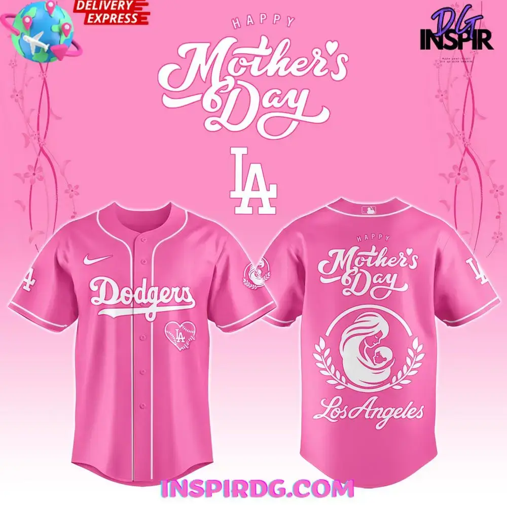 Los Angeles Dodgers Mothers Day 2025 Baseball Jersey Image