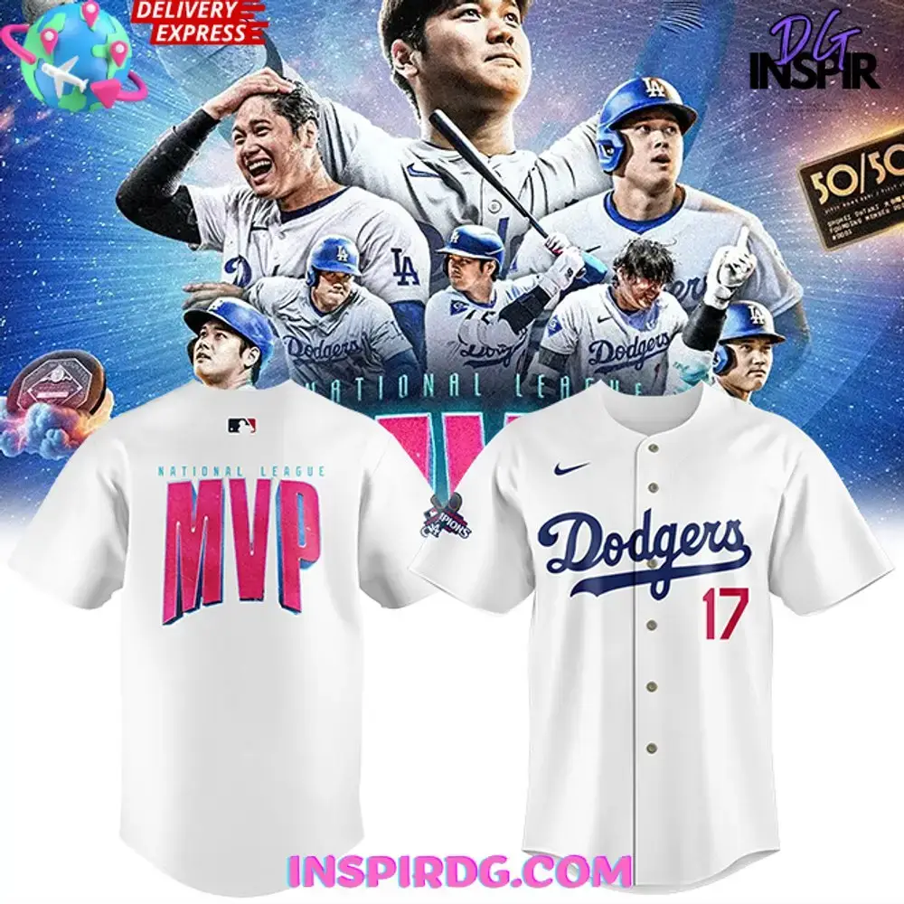 Los Angeles Dodgers National League Mvp Special Baseball Jersey Image