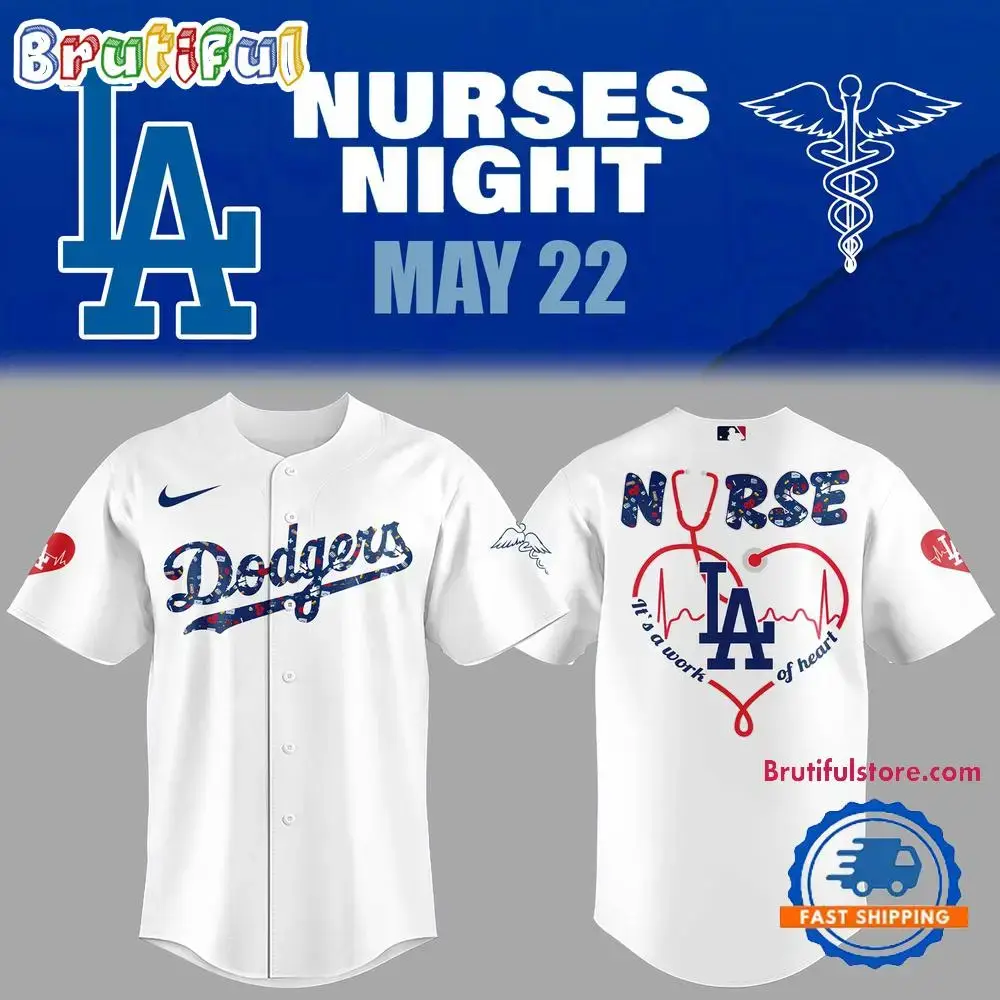 Los Angeles Dodgers NURSES NIGHT Jersey Shirt Image