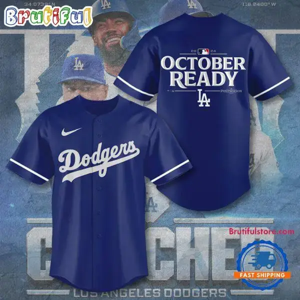 Los Angeles Dodgers October Ready Postseason 2024 Baseball Jerssey Image