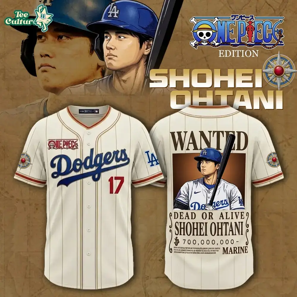 Los Angeles Dodgers Ohtani Bounty Hunter Crossover Jersey Image