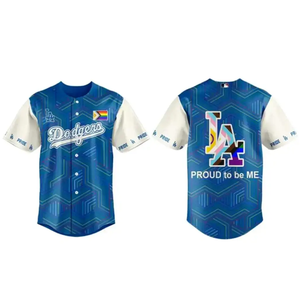 Los Angeles Dodgers Pride Night 2026 Baseball Jersey Image