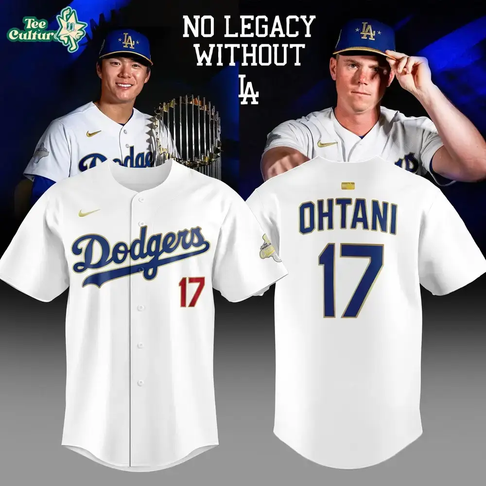 Los Angeles Dodgers Shohei Ohtani White Gold Collection Limited Edition Jersey 2026 Image