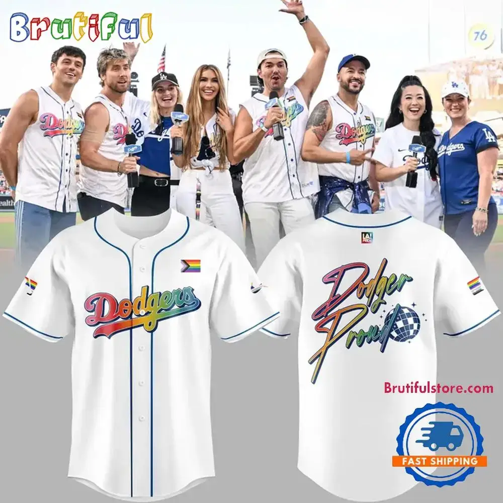 Los Angeles Dodgers Special Edition Pride Night Jersey Shirt Image