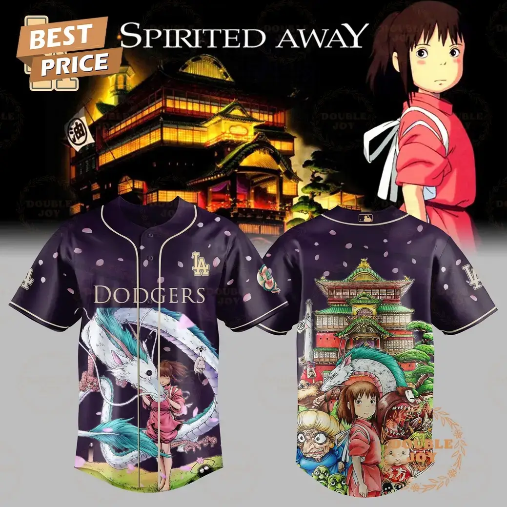 Los Angeles Dodgers Spirited Away 2025 Limited Edition Baseball Jersey Image