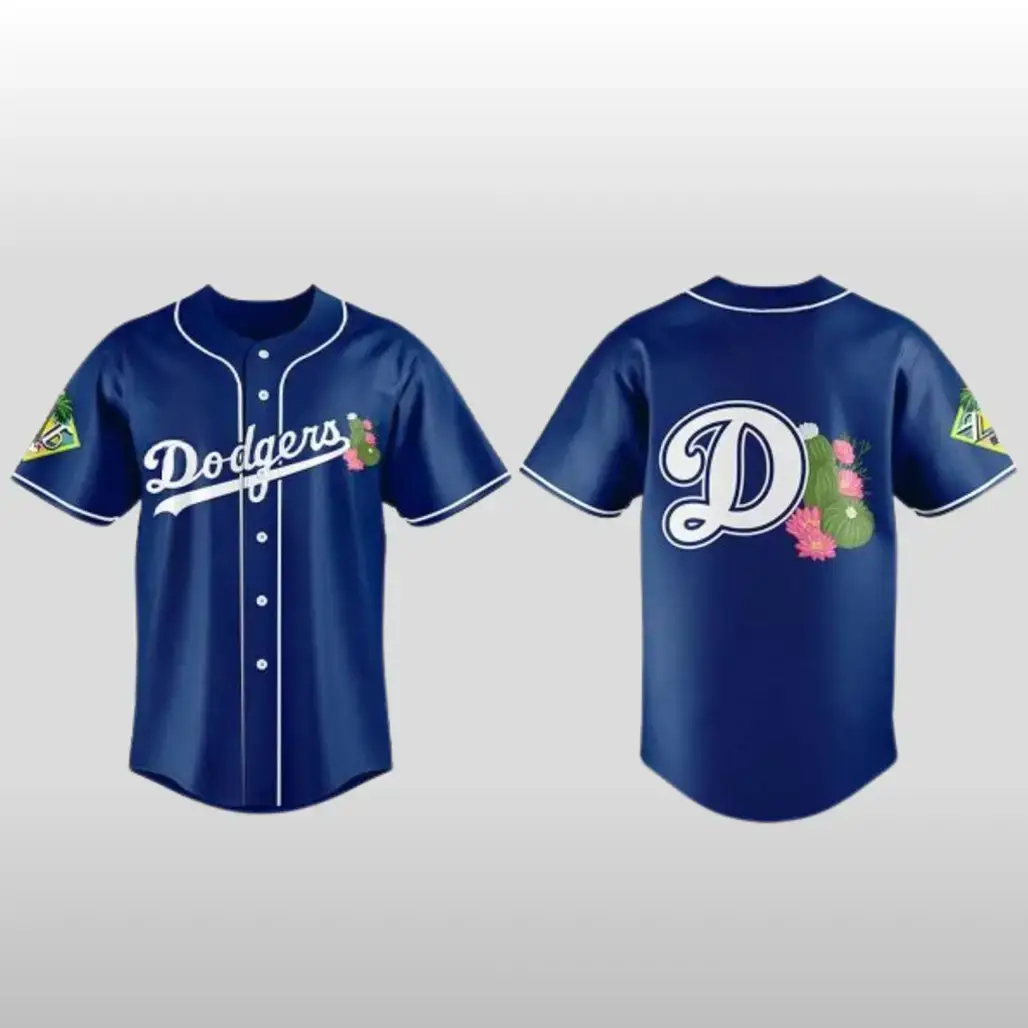 Los Angeles Dodgers Spring Training Camp 2026 Baseball Jersey Image