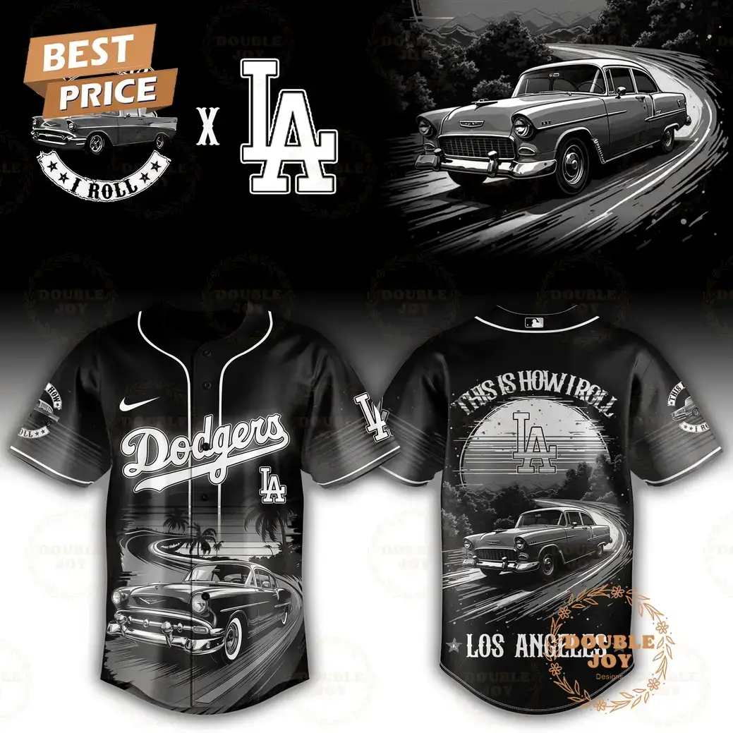 Los Angeles Dodgers This Is How I Roll 2025 Limited Edition Baseball Jersey Image