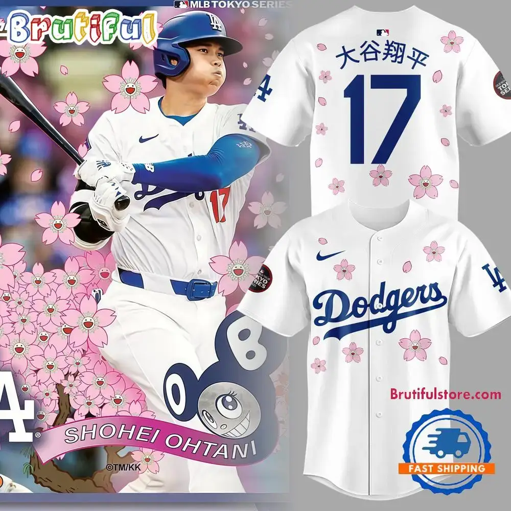 Los Angeles Dodgers Tokyo Series 2025 Limited Edition Design Baseball Jersey Image
