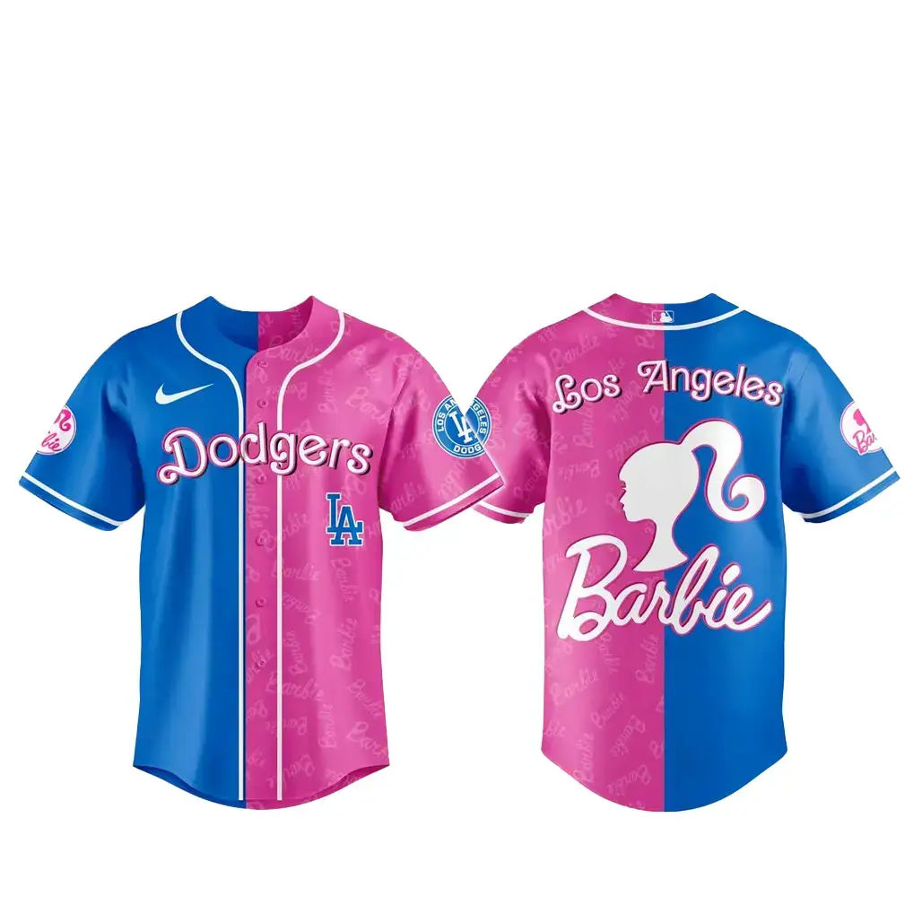 Los Angeles Dodgers x Barbie Night Game 2026 Baseball Jersey Image