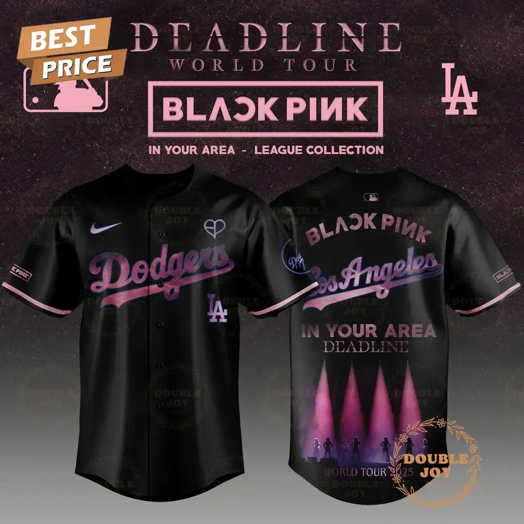 Los Angeles Dodgers x Blackpink Deadline World Tour 2025 In Your Area Limited Edition Baseball Jersey Image