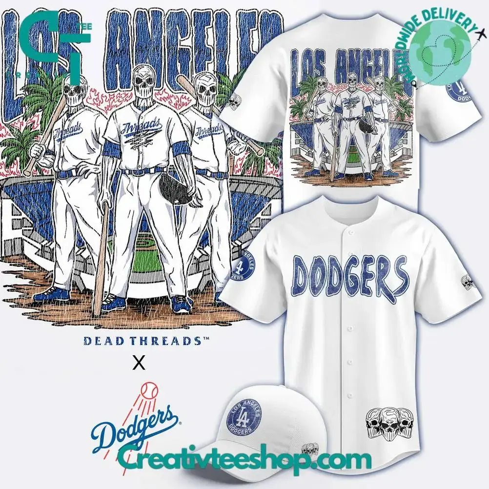 Los Angeles Dodgers X Dead Threads Special Baseball Jersey Image