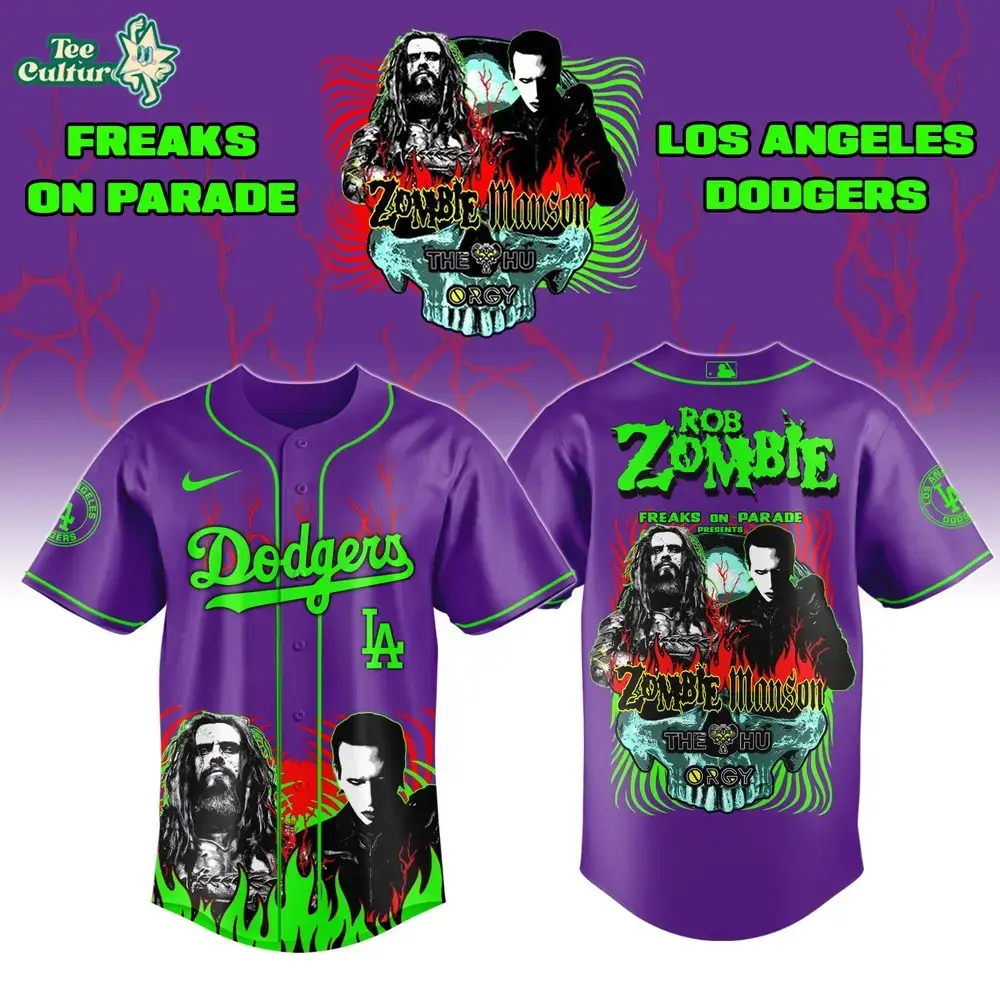 Los Angeles Dodgers x Freaks On Parade Tour 2026 Colab Jersey Limited Edition Image
