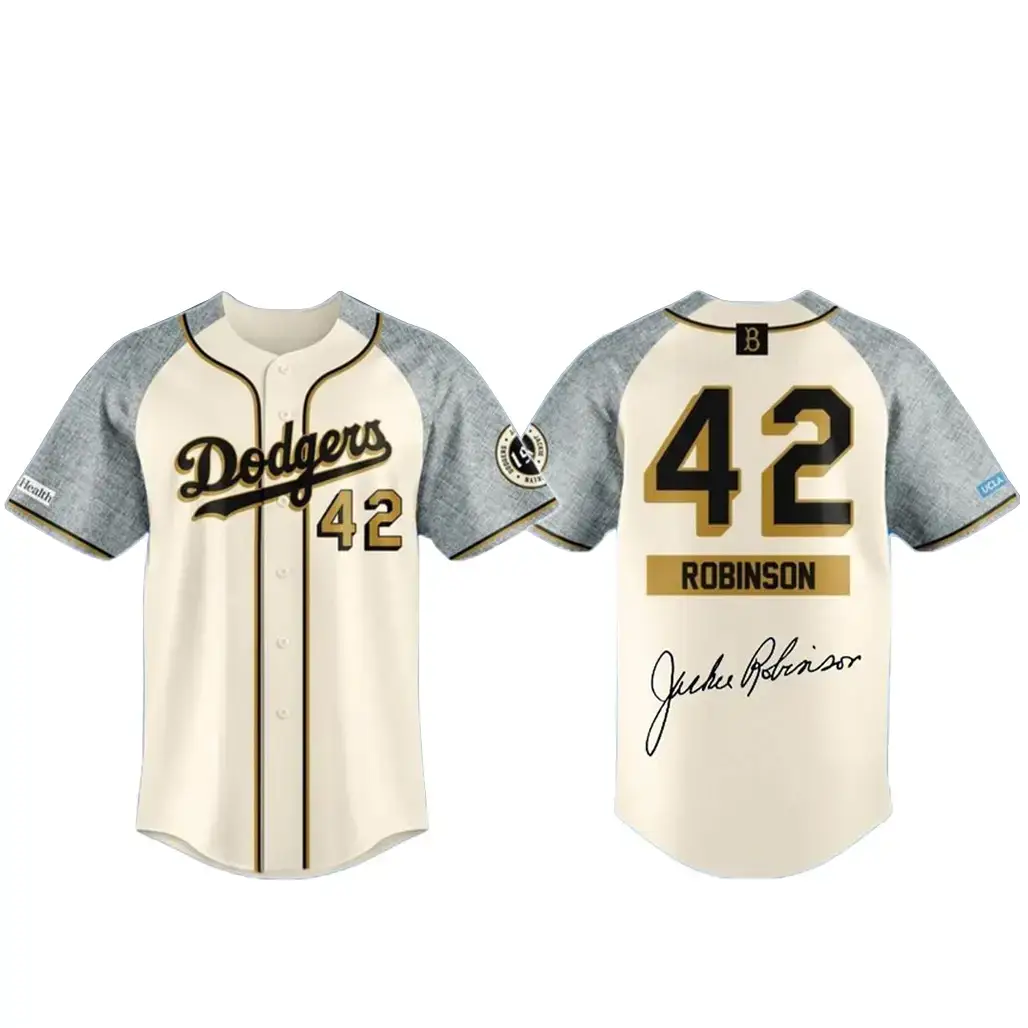 Los Angeles Dodgers x Jackie Robinson Day 2026 Baseball Jersey Image