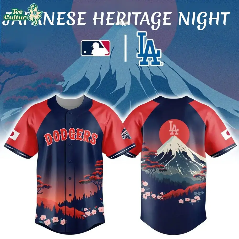 Los Angeles Dodgers x Japanese Heritage Night 2026 Jersey Image