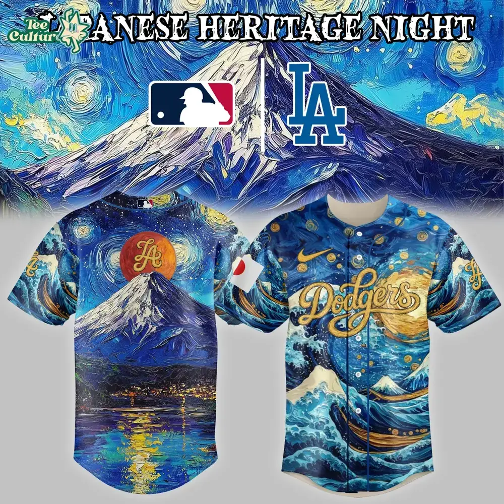 Los Angeles Dodgers x Japanese Heritage Night 2026 Jersey Ver2 Image