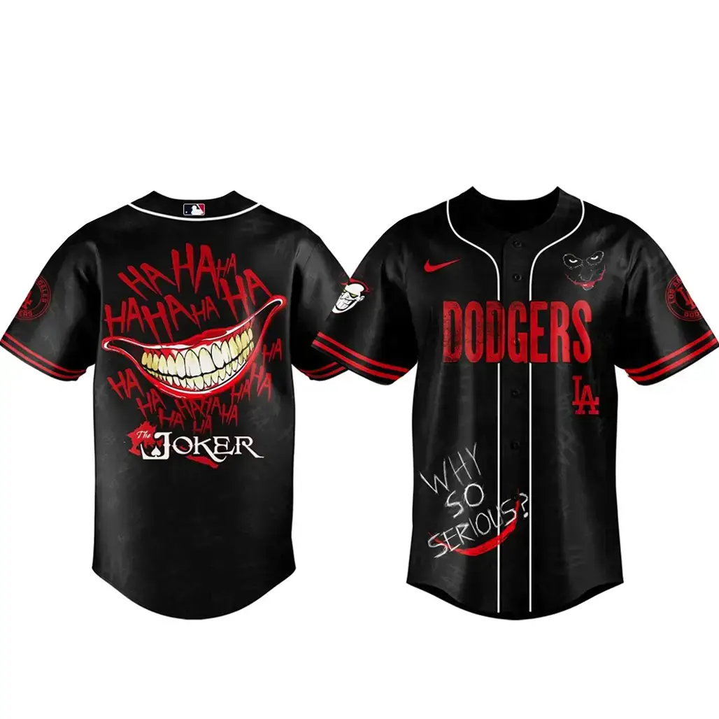 Los Angeles Dodgers X Joker Game Night 2026 Baseball Jersey Image