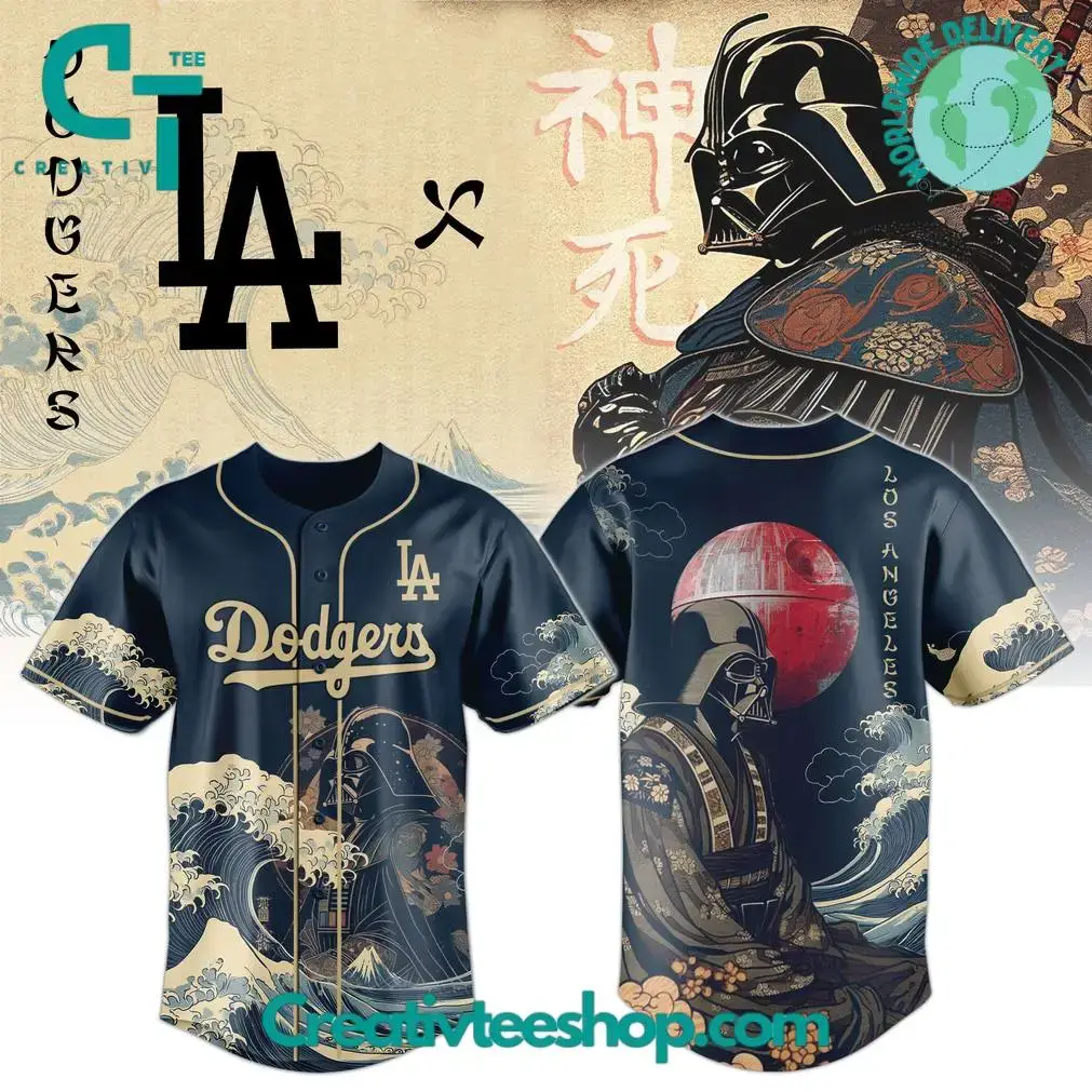 Los Angeles Dodgers X Lord Vader Japan Edition 2025 Baseball Jersey Image
