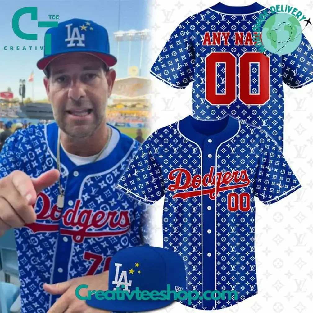 Los Angeles Dodgers X Lv Design Special Baseball Jersey Image