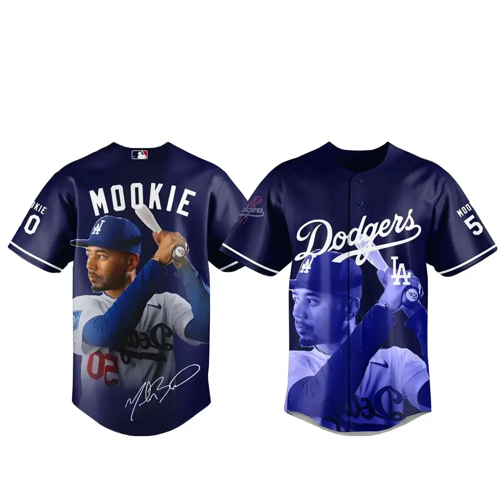 Los Angeles Dodgers x Mookie Betts MVP Baseball Jersey Image