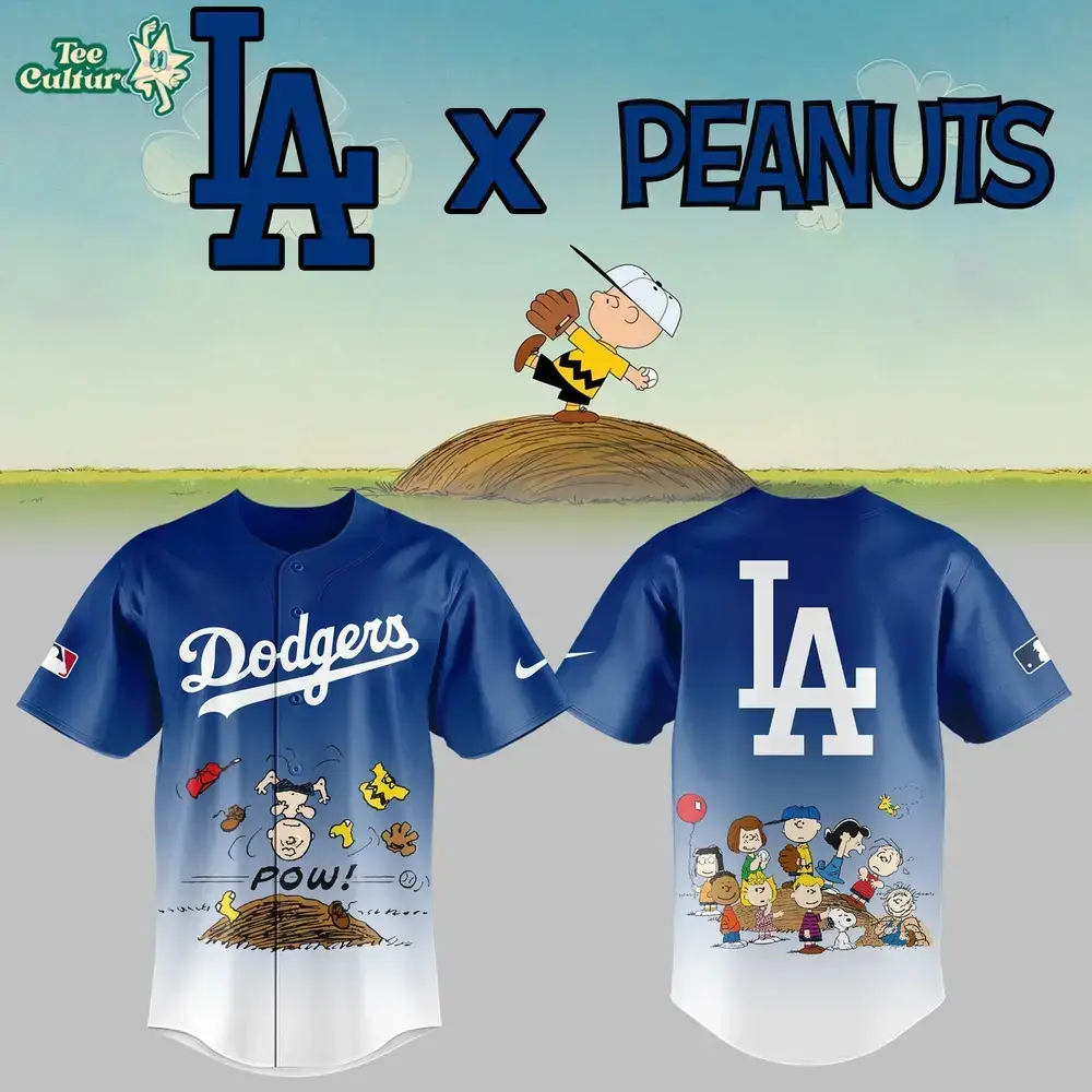 Los Angeles Dodgers x Peanuts Limited Edition Baseball Jersey 2026 Image