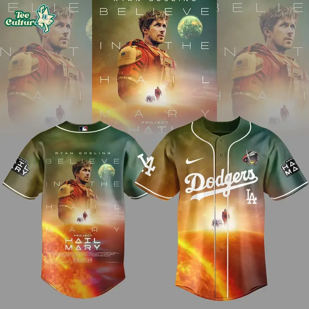 Los Angeles Dodgers x Project Hail Mary 2026 Sci-Fi Fan Jersey Image