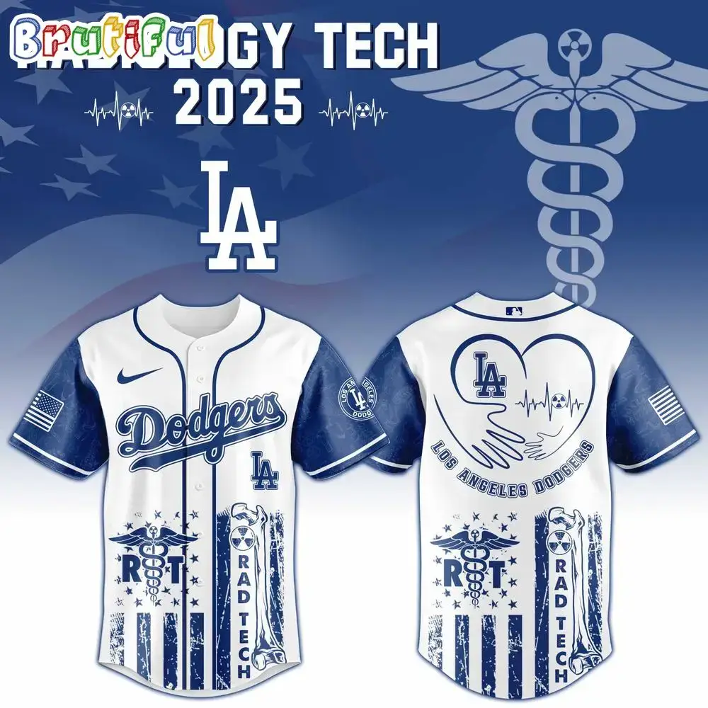 Los Angeles Dodgers X Radiology Tech Night Exclusive Design Jersey Image