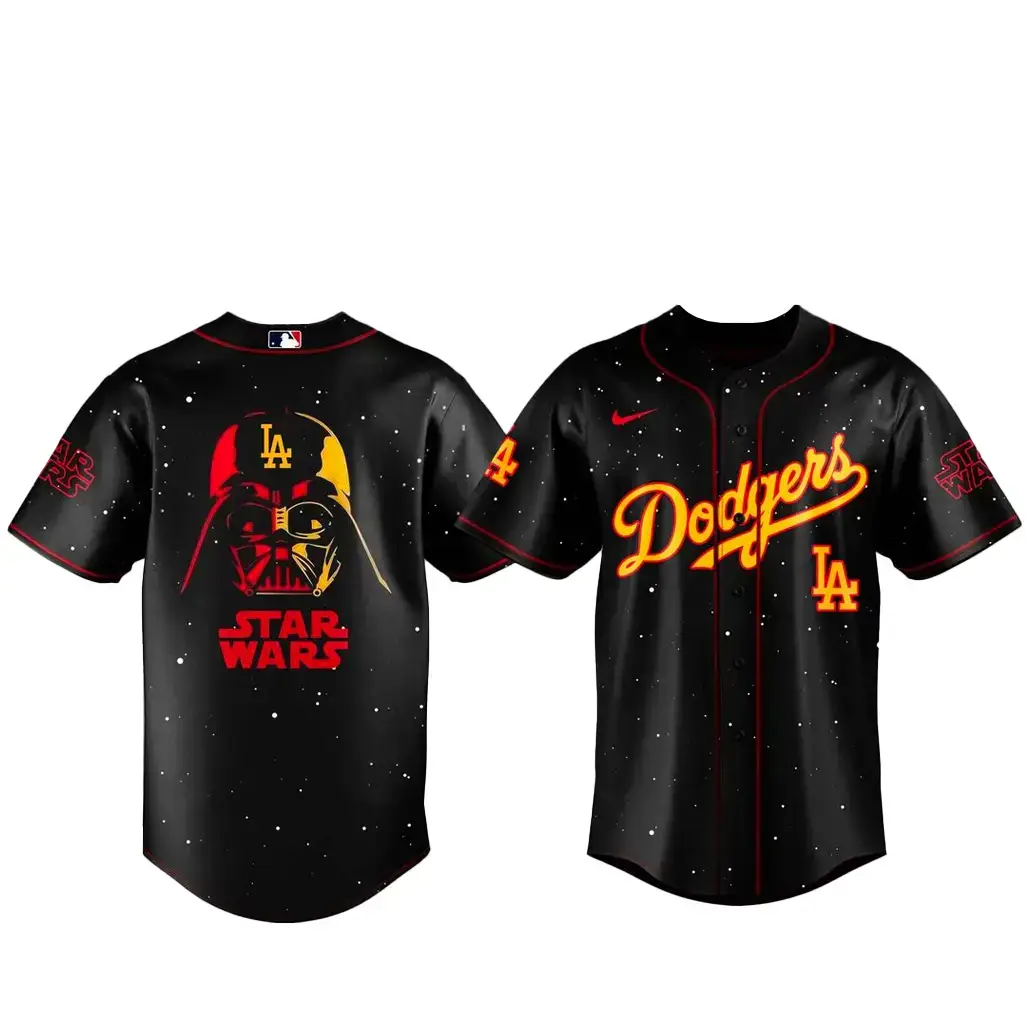 Los Angeles Dodgers x Star Wars Darth Vader 2026 Baseball Jersey Image