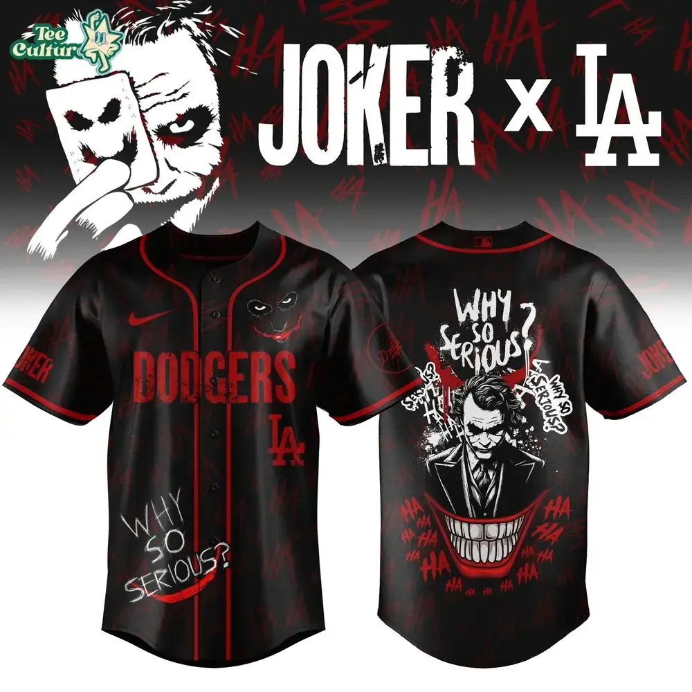 Los Angeles Dodgers x The Joker 2026 Limited Comic Edition Jersey Image