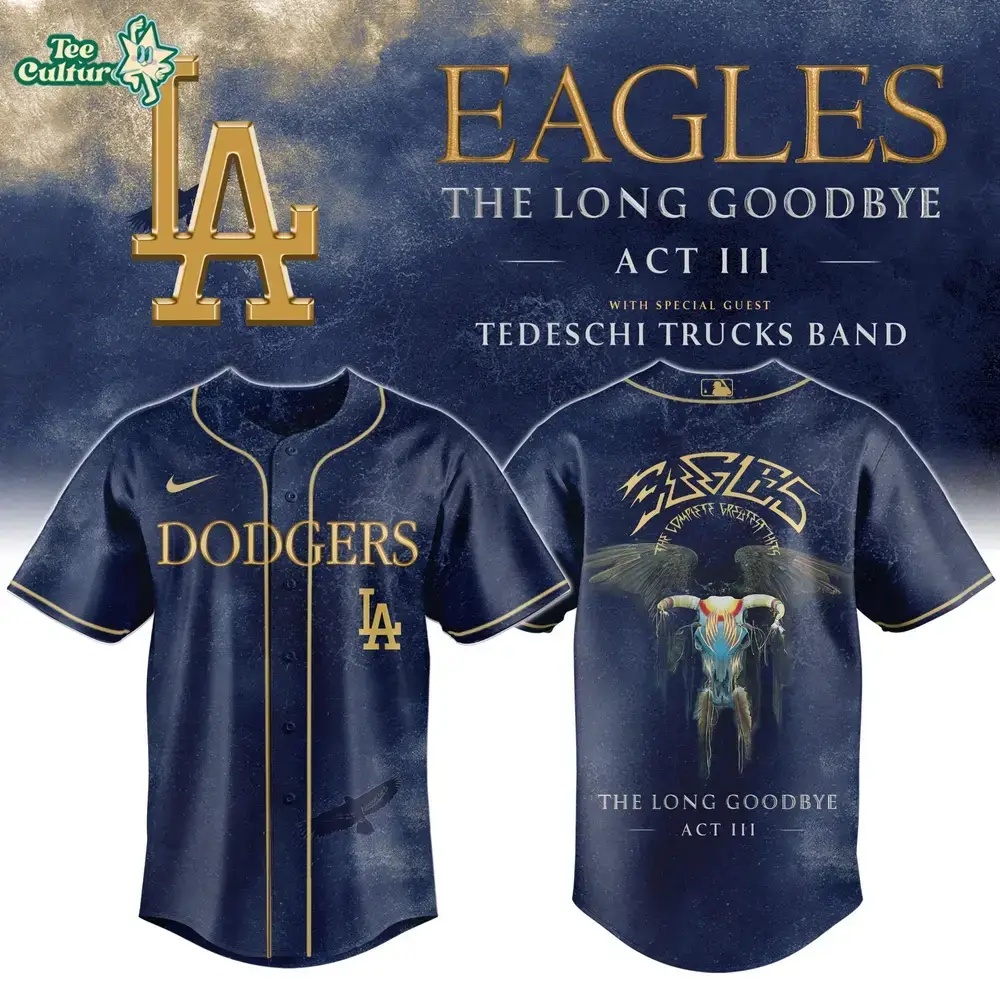 Los Angeles Dodgers x The Long Goodbye Final Tour Collector Baseball Jersey Image